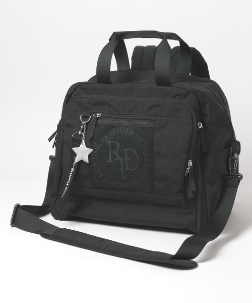 GLOBAL WORK（グローバルワーク）の「拡張ボストンバッグ30~35L/149171（ボストンバッグ・キッズ・ブラック/サックスブルー・ONE SIZE）」の2枚目の写真