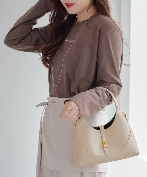 Another Branch olive des olive（アナザーブランチオリーブデオリーブ）の「ラメ刺繍ロンＴ（Tシャツ/カットソー・レディース・ベージュ/グリーン/ブラウン/ボルドー/オフホワイト/チャコールグレー/ブラック・FREE）」の18枚目の写真