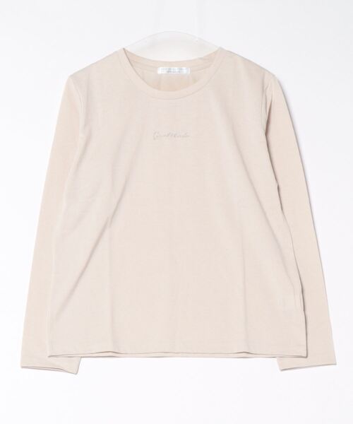 Another Branch olive des olive（アナザーブランチオリーブデオリーブ）の「ラメ刺繍ロンＴ（Tシャツ/カットソー・レディース・ベージュ/グリーン/ブラウン/ボルドー/オフホワイト/チャコールグレー/ブラック・FREE）」の14枚目の写真