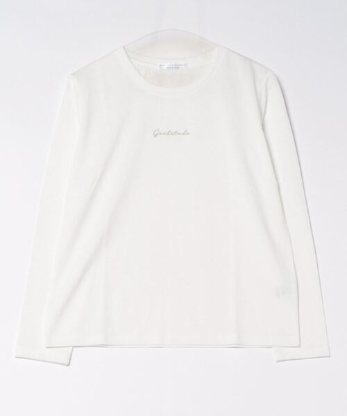 Another Branch olive des olive（アナザーブランチオリーブデオリーブ）の「ラメ刺繍ロンＴ（Tシャツ/カットソー・レディース・ベージュ/グリーン/ブラウン/ボルドー/オフホワイト/チャコールグレー/ブラック・FREE）」の17枚目の写真