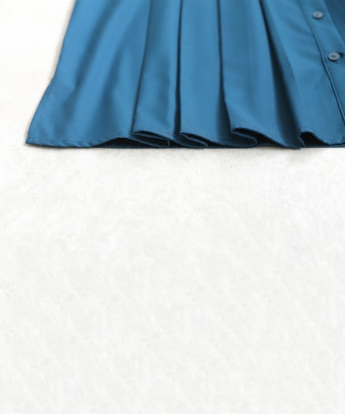 antiqua(アンティカ)の「アシメプリーツシャツ(シャツ/ブラウス・レディース・ブラック/ブルー・ONESIZE)」の21枚目の写真