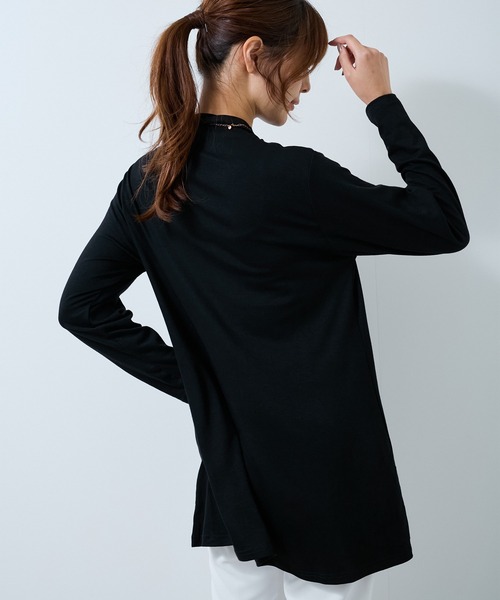 Jayro（ジャイロ）の「ボトルネックカットソープルオーバー（Tシャツ/カットソー・レディース・ホワイト系その他/グリーン/ピンク/パープル/マスタード/チャコールグレー/ブルー/ブラック・FREE）」の11枚目の写真