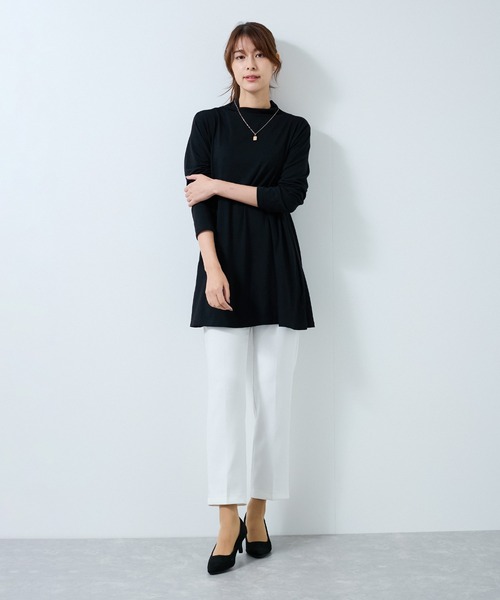 Jayro（ジャイロ）の「ボトルネックカットソープルオーバー（Tシャツ/カットソー・レディース・ホワイト系その他/グリーン/ピンク/パープル/マスタード/チャコールグレー/ブルー/ブラック・FREE）」の13枚目の写真