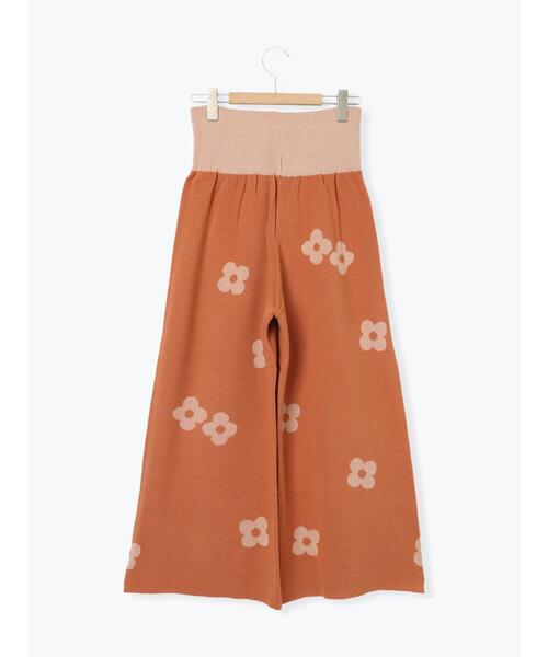 【セール】デイジー柄ジャカードニットパンツ(その他パンツ)|Et grenier by Samansa Mos2(エグルニエバイサマンサモスモス) 【セール】デイジー柄ジャカードニットパンツ(その他パンツ)|Et grenier by Samansa Mos2(エグルニエバイサマンサモスモス)