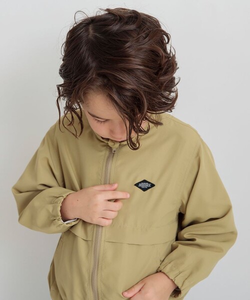 BRANSHES（ブランシェス）の「【撥水加工】ウィンドブレーカー（その他アウター・キッズ・ベージュ/ブラック・90/130/100/120/110/140/150/80）」の4枚目の写真