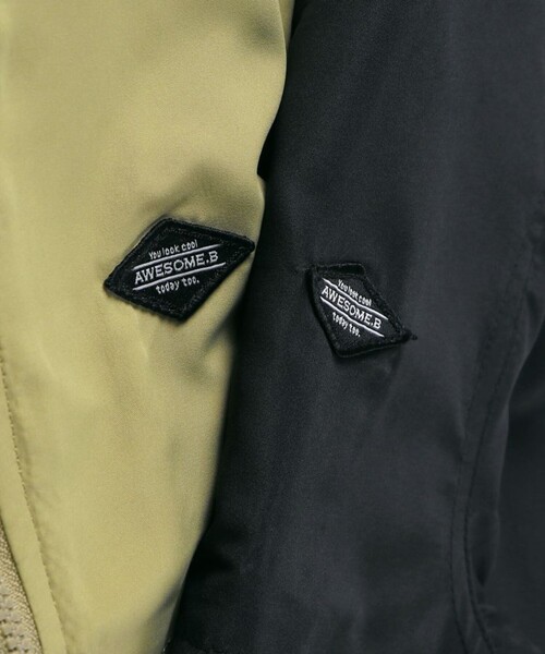 BRANSHES（ブランシェス）の「【撥水加工】ウィンドブレーカー（その他アウター・キッズ・ベージュ/ブラック・90/130/100/120/110/140/150/80）」の9枚目の写真