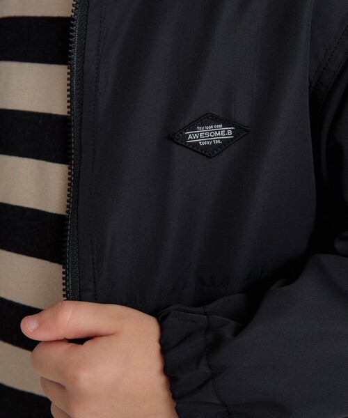 BRANSHES（ブランシェス）の「【撥水加工】ウィンドブレーカー（その他アウター・キッズ・ベージュ/ブラック・90/130/100/120/110/140/150/80）」の16枚目の写真