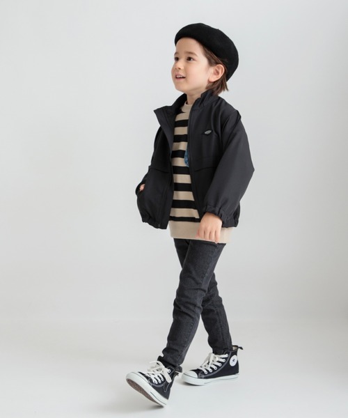 BRANSHES（ブランシェス）の「【撥水加工】ウィンドブレーカー（その他アウター・キッズ・ベージュ/ブラック・90/130/100/120/110/140/150/80）」の19枚目の写真