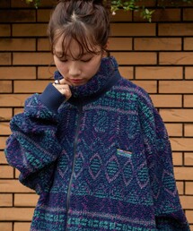FREAK'S STORE | 限定展開 FREAK'S STORE OUTDOORS ジャガード ボアジャケット(その他アウター)