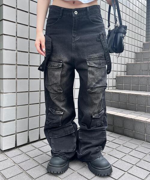 Figments（フィグメンツ）の「サス付きマルチポケットワイドパンツ（その他パンツ・レディース・スミクロ・SMALL/MEDIUM）」の20枚目の写真