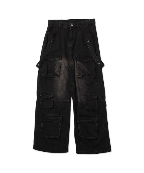 Figments（フィグメンツ）の「サス付きマルチポケットワイドパンツ（その他パンツ・レディース・スミクロ・SMALL/MEDIUM）」の15枚目の写真