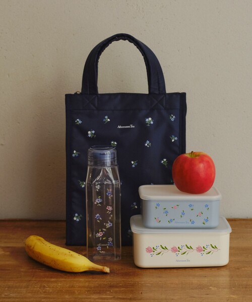 Afternoon Tea(アフタヌーンティー)の「エリタージュフルールスタンド保冷バッグS(トートバッグ・レディース・ネイビー・ONE SIZE)」の2枚目の写真