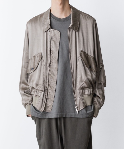 VEIN （ヴェイン）の「RY ピグメント プリントサテン フライト