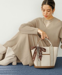 BAYFLOW | リボンチャームラメショルダートート(トートバッグ)