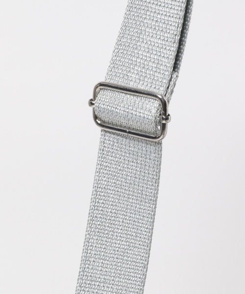 BAYFLOW（ベイフロー）の「リボンチャームラメショルダートート（トートバッグ・レディース・ネイビー/アイボリー・FREE）」の14枚目の写真