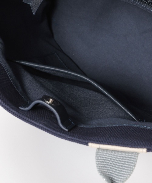 BAYFLOW（ベイフロー）の「リボンチャームラメショルダートート（トートバッグ・レディース・ネイビー/アイボリー・FREE）」の19枚目の写真