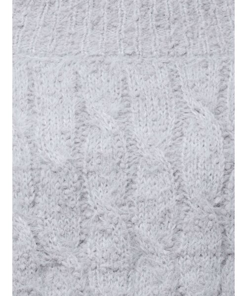 CALNAMUR(カルナムール)の「2WAY MIX YARN CABLE KNIT/2WAYヤーンケーブルニット(ニット/セーター・レディース・ホワイト/グレー/イエロー・FREE)」の17枚目の写真