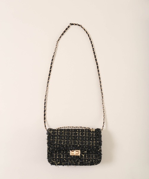 PHILLY（フィリー）の「【PHILLY】2WAYツイードチェーンバッグ（ショルダーバッグ・レディース・アイボリー/ブラック・FREE）」の16枚目の写真