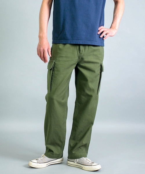 OMNIGOD mens / オムニゴッド] フレンチワークサージ ジャーマンカーゴ