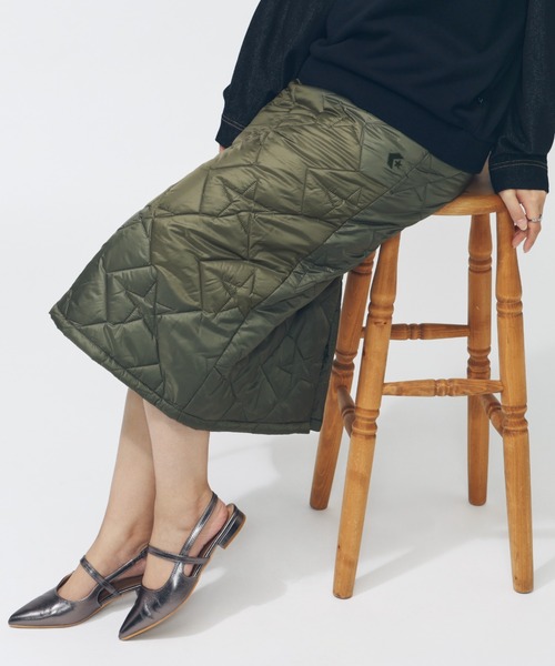 CONVERSE(コンバース)の「コンバース パファースカート_(スカート・レディース・オリーブ/ブラック・S/M/L)」の5枚目の写真