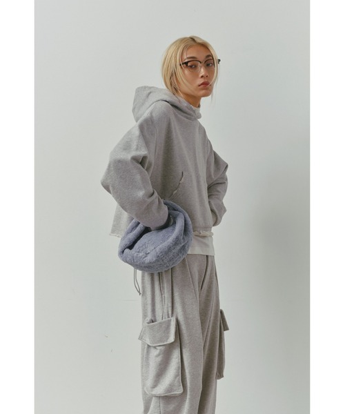 ALEXIA STAM(アリシアスタン)の「Fur Round Hand Bag /ラウンドファーバッグ(ハンドバッグ・レディース・ブルー/レッド/ブラウン/アイボリー・FREE)」の22枚目の写真