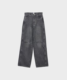 THINGS THAT MATTER | 【THINGS THAT MATTER/シングス ザット マター】KNEE CUTTING DENIM PANTSカッティングデニムパンツ(デニムパンツ)