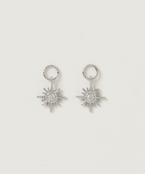 FUULLY STUDIO（フーリィーステューディオ）の「スターストーンチャーム/2個セット（チャーム・レディース・シルバー/ゴールド・FREE）」の2枚目の写真
