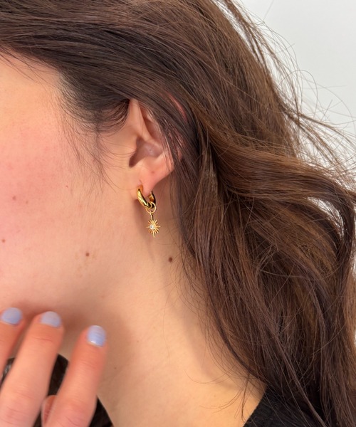 FUULLY STUDIO（フーリィーステューディオ）の「スターストーンチャーム/2個セット（チャーム・レディース・シルバー/ゴールド・FREE）」の10枚目の写真