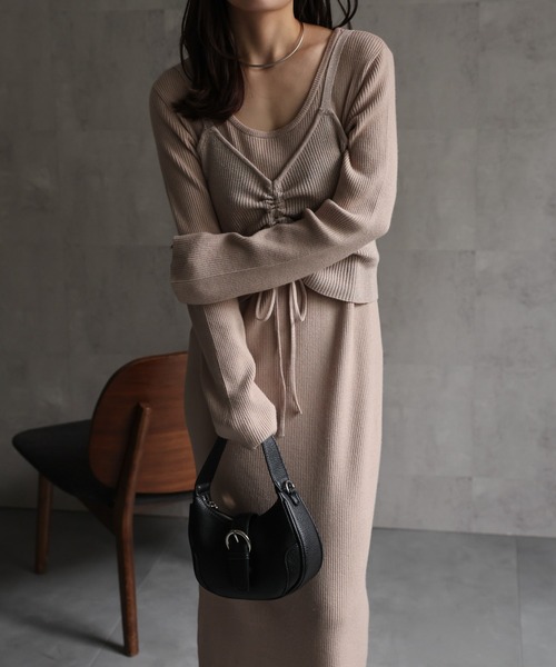 model：156cm 着用サイズ：FREE