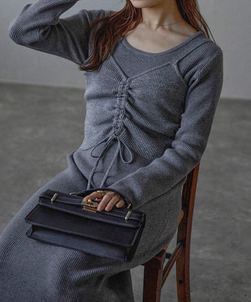 model：158cm 着用サイズ：FREE