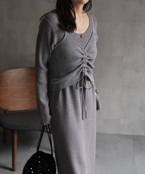model：156cm 着用サイズ：FREE