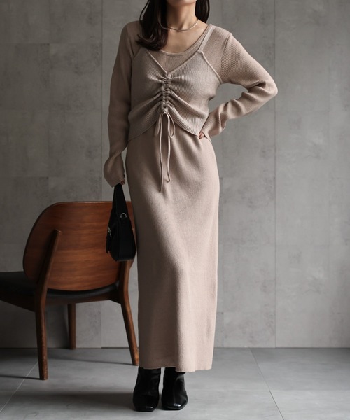 model：156cm 着用サイズ：FREE