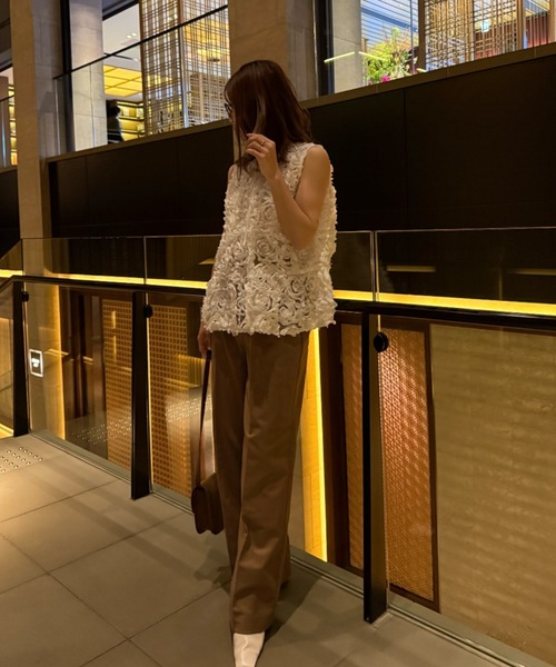 パンツ Ran Ran - 2タックワイドパンツ made in INTERFACTORY（その他