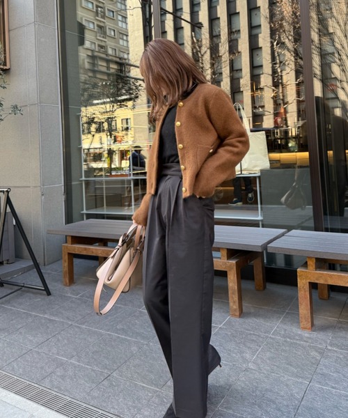 パンツ Ran Ran - 2タックワイドパンツ made in INTERFACTORY（その他