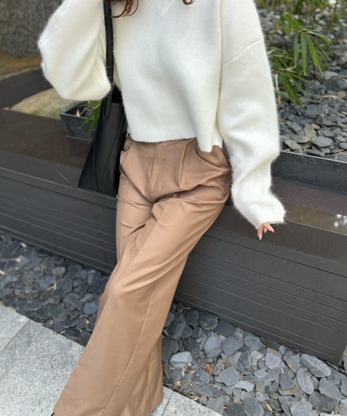 パンツ Ran Ran - 2タックワイドパンツ made in INTERFACTORY（その他