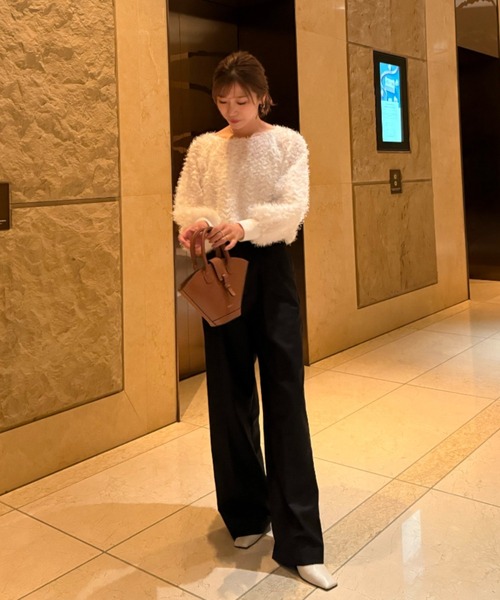 812t*新品 ソソット×BEST OF MORRIS ワイドパンツ. MORRIS & SONS | ワイドイージーパンツ WOMEN