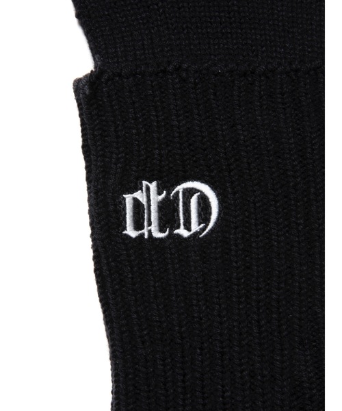 COOTIE PRODUCTIONS（クーティープロダクションズ）の「Lowgauge Fingerless Knit Glove（手袋・メンズ・ミックスグレー/サンドベージュ/ブラック・ONE SIZE）」の8枚目の写真