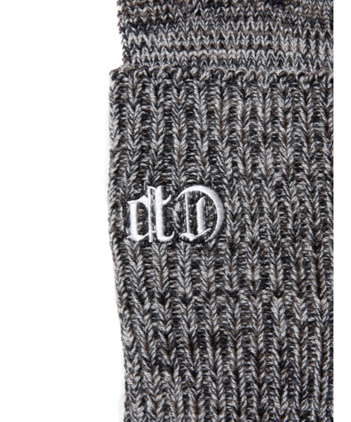 COOTIE PRODUCTIONS（クーティープロダクションズ）の「Lowgauge Fingerless Knit Glove（手袋・メンズ・ミックスグレー/サンドベージュ/ブラック・ONE SIZE）」の9枚目の写真