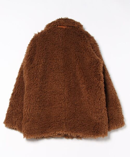 セール】THROW F/FUR TAILOR COAT フェイクファー テイラー