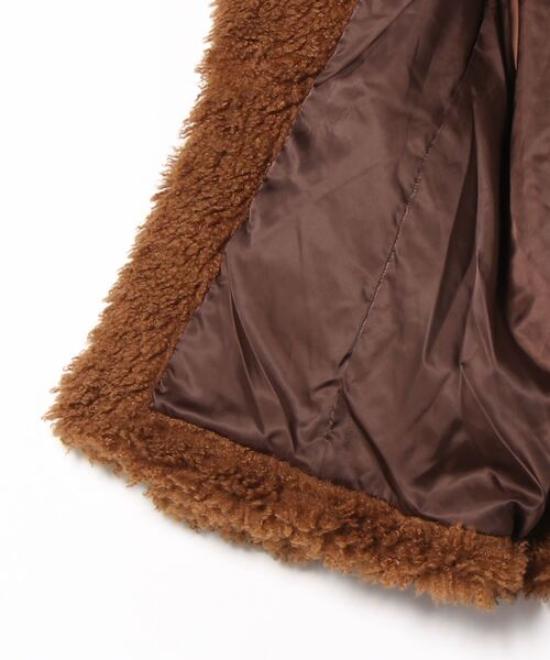 セール】THROW F/FUR TAILOR COAT フェイクファー テイラー コート