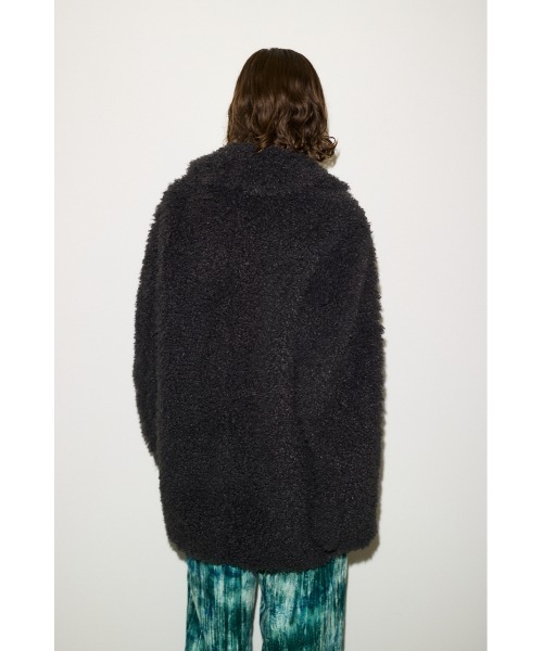 THROW by SLY(スローバイスライ)の「THROW F/FUR TAILOR COAT フェイクファー テイラー コート(その他アウター・レディース・ライトブラック/ブラウン・FREE)」の14枚目の写真