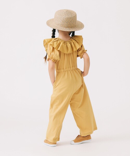 B:MING by BEAMS（ビーミングバイビームス）の「ピエロ襟 オールインワン 2025SS（100～140cm）（つなぎ/オールインワン・キッズ・イエロー系その他5/ミント・100/140/130/120/110）」の7枚目の写真