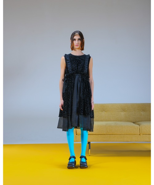 PAMEO POSE（パメオポーズ）の「Ameria Leopard Dress（ワンピース・レディース・ピンク/ブラック・FREE）」の3枚目の写真