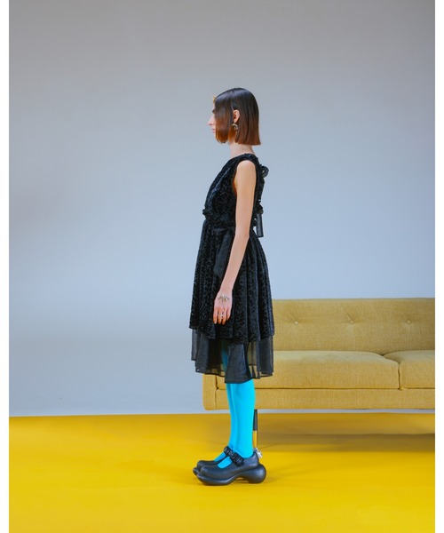 PAMEO POSE（パメオポーズ）の「Ameria Leopard Dress（ワンピース・レディース・ピンク/ブラック・FREE）」の5枚目の写真