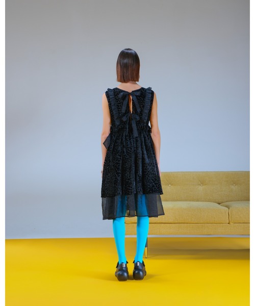 PAMEO POSE（パメオポーズ）の「Ameria Leopard Dress（ワンピース・レディース・ピンク/ブラック・FREE）」の6枚目の写真