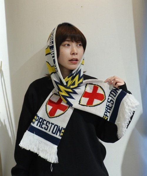 【Football Scarf】フットボールマフラー Preston(マフラー)|fridge(フリッジ)