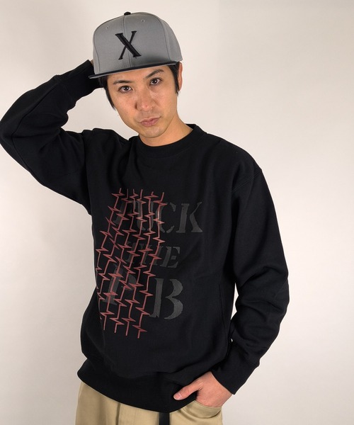 MIG&DEXI(ミグアンドデキシー)の「FUCK THE PB SWEAT SHIRTS / Mr.X(その他トップス・メンズ・ホワイト/ブラック・M/L/XXL/XL)」の10枚目の写真