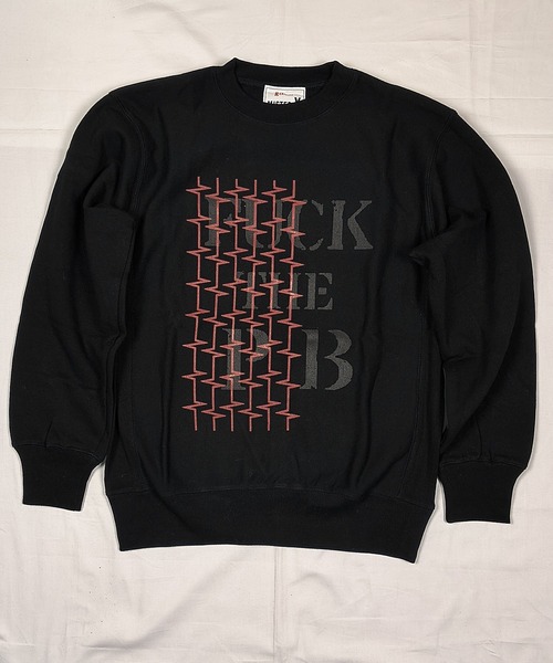 MIG&DEXI(ミグアンドデキシー)の「FUCK THE PB SWEAT SHIRTS / Mr.X(その他トップス・メンズ・ホワイト/ブラック・M/L/XXL/XL)」の19枚目の写真