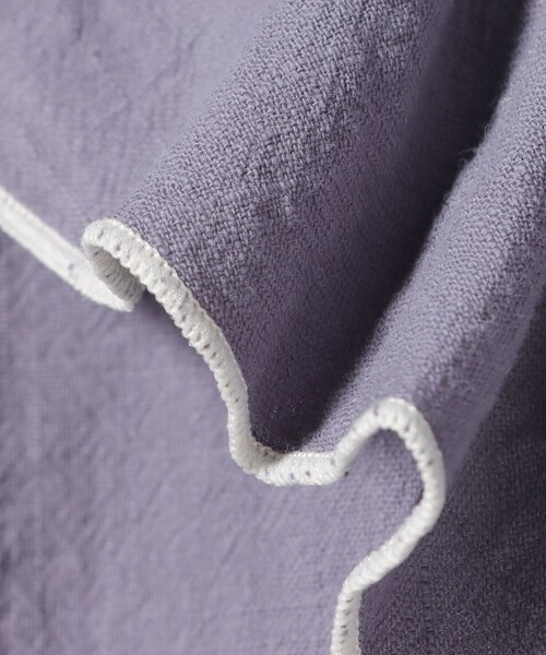 BEAMS mini（ビームスミニ）の「刺繍 フレア セットアップ 2025SS（90～150cm）（シャツ/ブラウス・キッズ・ブルー系その他/オフホワイト・130/90/120/110/100/150/140）」の17枚目の写真