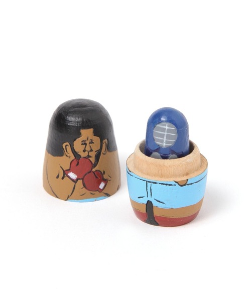 マトリョーシュカ★麦わら【美品】 BFスポーツマトリョーシカ（インテリア雑貨）｜BAYFLOW